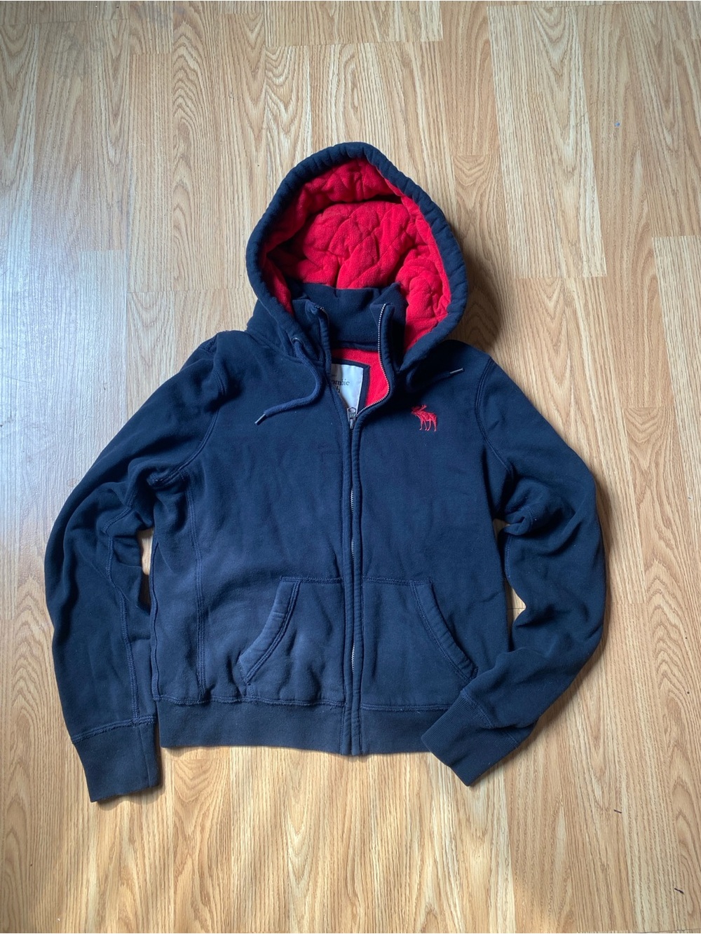 Vintage Y2K Abercrombie & Fitch Women's S Zip Up Hoodie